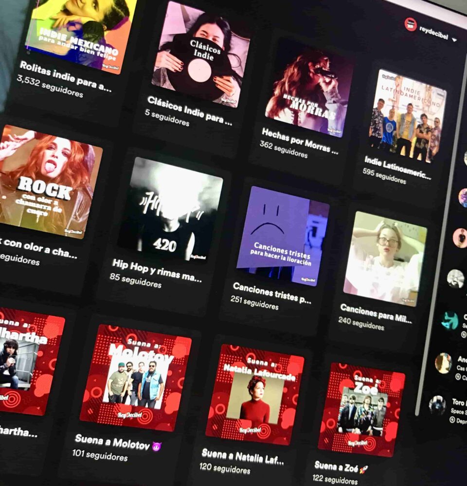 como entrar a listas de spotify